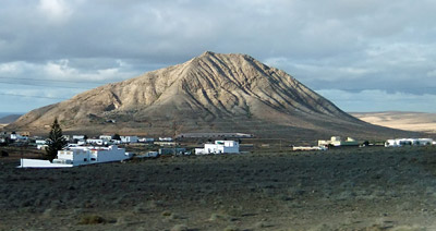Tindaya Village and Mountain