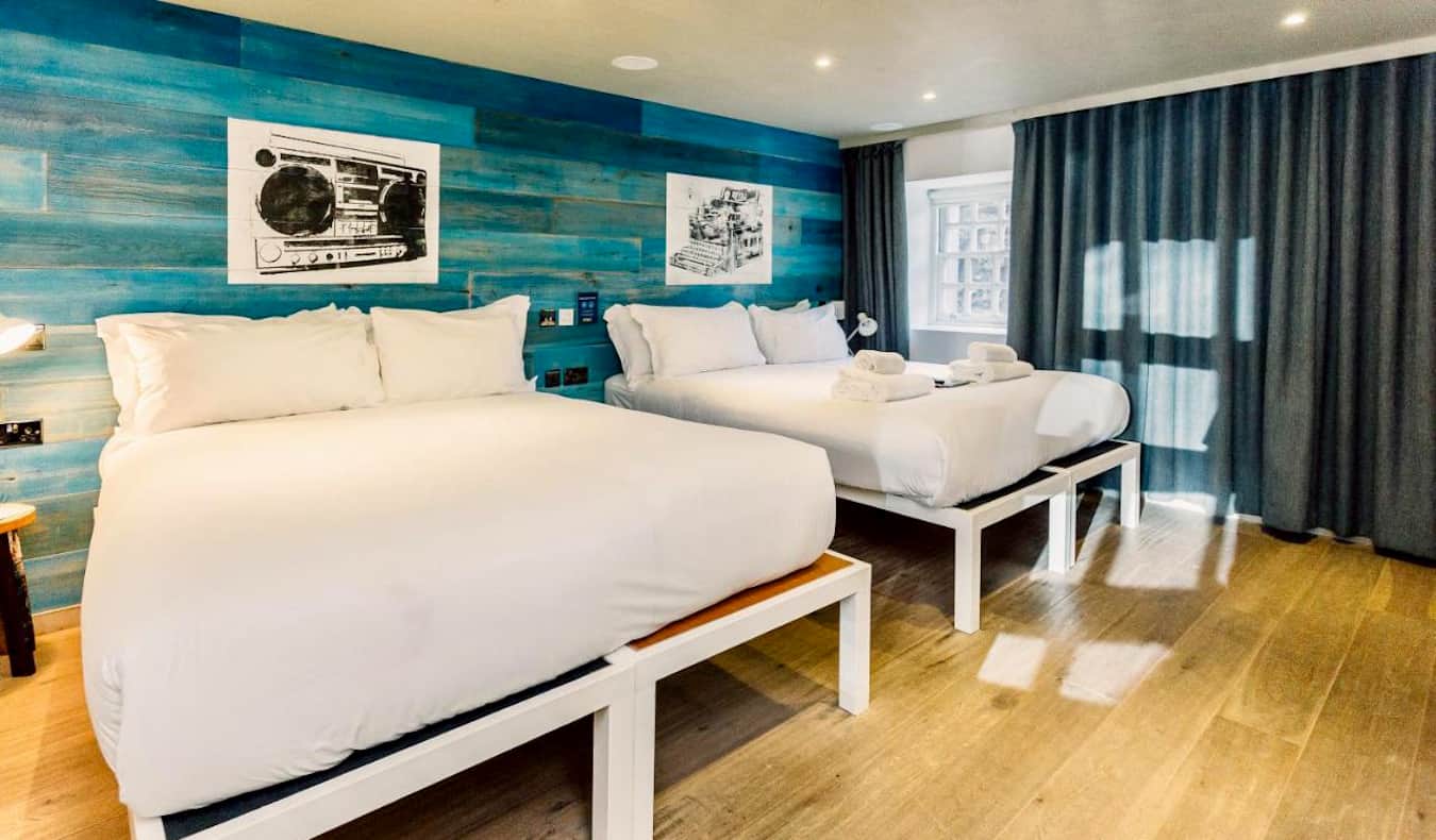 A hotel room at the Stay Central in beautiful Edinburgh, Scotland